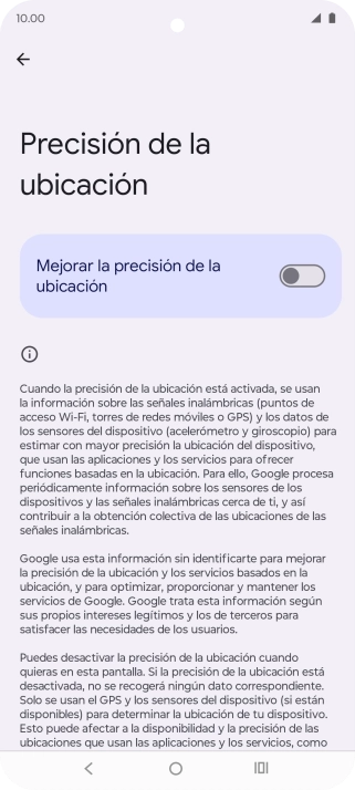 Si pulsas el indicador junto a Si pulsas el indicador junto a