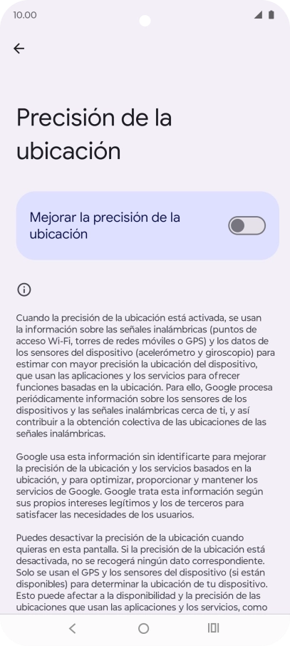Si pulsas el indicador junto a Si pulsas el indicador junto a