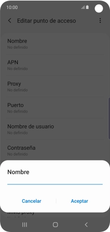 Introduce Vodafone Internet y pulsa Aceptar. Introduce Vodafone Internet y pulsa Aceptar.