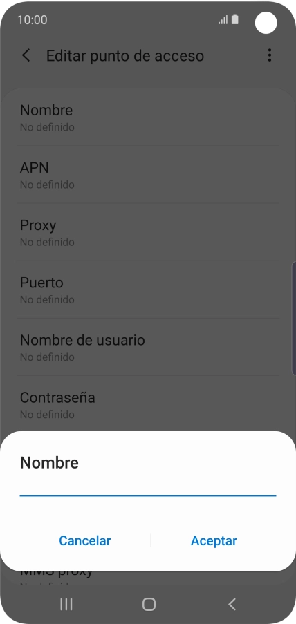 Introduce Vodafone Internet y pulsa Aceptar. Introduce Vodafone Internet y pulsa Aceptar.