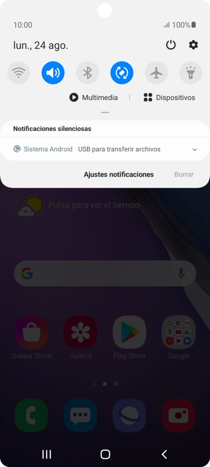 Pulsa Sistema Android. Pulsa Sistema Android.