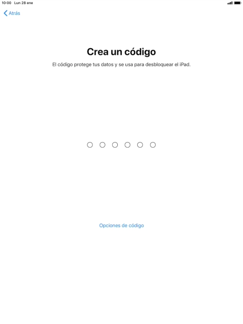 Pulsa Opciones de código. Pulsa Opciones de código.