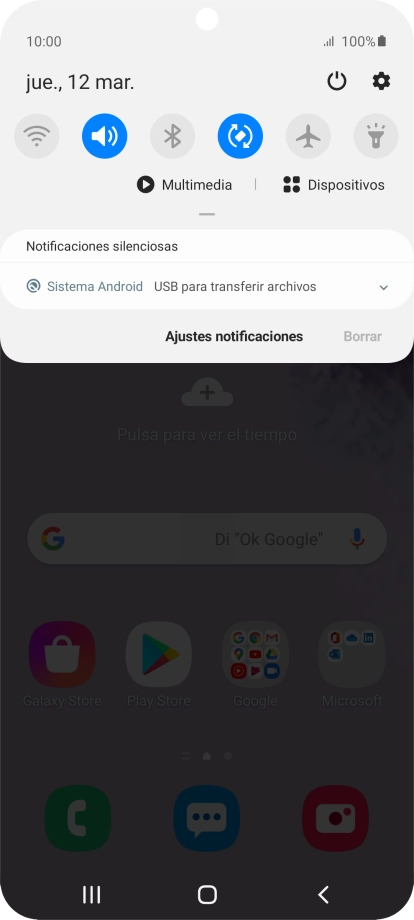 Pulsa Sistema Android. Pulsa Sistema Android.