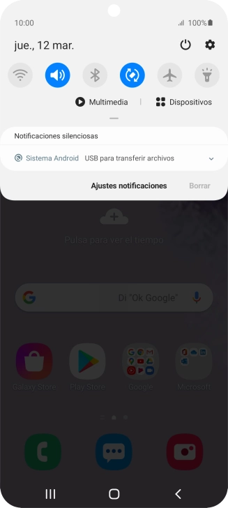 Pulsa Sistema Android. Pulsa Sistema Android.