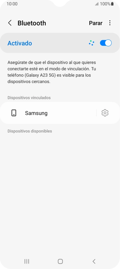 Pulsa la tecla de inicio para terminar y regresar a la pantalla de inicio. Pulsa la tecla de inicio para terminar y regresar a la pantalla de inicio.