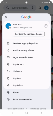 Pulsa Gestionar apps y dispositivo. Pulsa Gestionar apps y dispositivo.