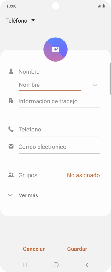 Pulsa la lista desplegable de la guía.