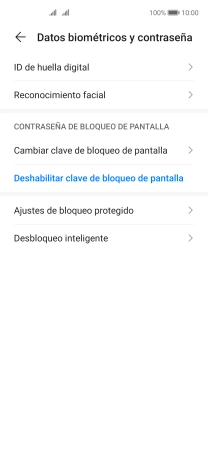 Pulsa Deshabilitar clave de bloqueo de pantalla. Pulsa Deshabilitar clave de bloqueo de pantalla.
