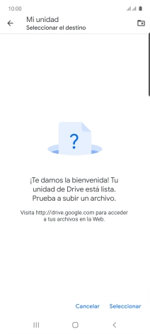 Si deseas crear una nueva carpeta, pulsa el icono de nueva carpeta y sigue las indicaciones de la pantalla para crearla. Si deseas crear una nueva carpeta, pulsa el icono de nueva carpeta y sigue las indicaciones de la pantalla para crearla.