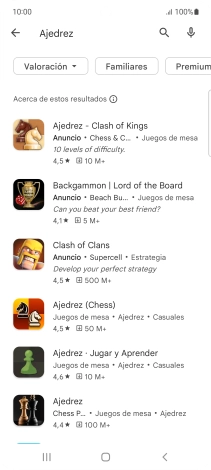 Pulsa la app deseada. Pulsa la app deseada.