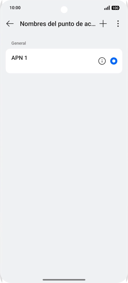 Pulsa el icono de nueva conexión de datos. Pulsa el icono de nueva conexión de datos.