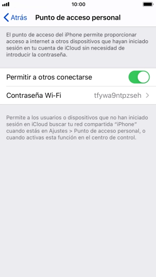 Pulsa la tecla de inicio para terminar y regresar a la pantalla de inicio.