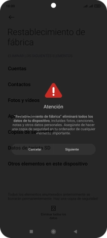 Pulsa Siguiente.