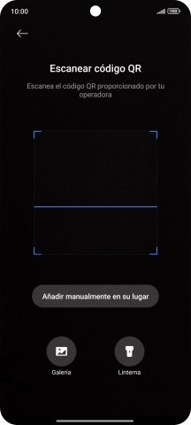 Coloca el código QR dentro del marco de la cámara del teléfono para escanearlo. Coloca el código QR dentro del marco de la cámara del teléfono para escanearlo.
