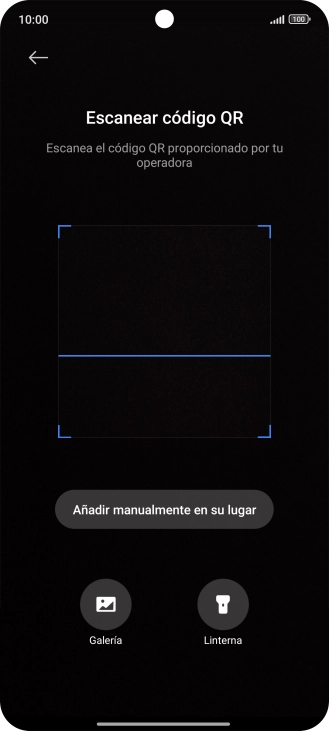Coloca el código QR dentro del marco de la cámara del teléfono para escanearlo. Coloca el código QR dentro del marco de la cámara del teléfono para escanearlo.