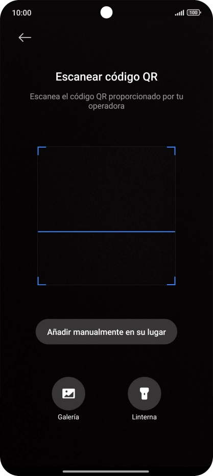 Coloca el código QR dentro del marco de la cámara del teléfono para escanearlo. Coloca el código QR dentro del marco de la cámara del teléfono para escanearlo.