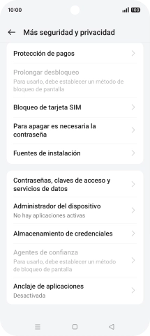 Pulsa Bloqueo de tarjeta SIM. Pulsa Bloqueo de tarjeta SIM.