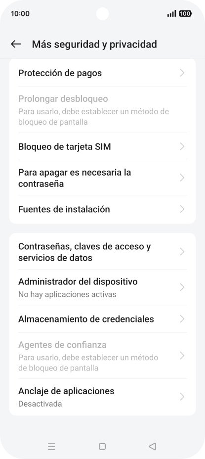 Pulsa Bloqueo de tarjeta SIM. Pulsa Bloqueo de tarjeta SIM.