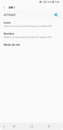 Pulsa el indicador para activar o desactivar la tarjeta SIM deseada. Pulsa el indicador para activar o desactivar la tarjeta SIM deseada.