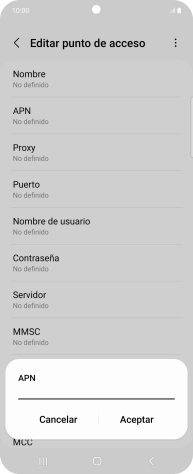 Introduce airtelwap.es y pulsa Aceptar.
