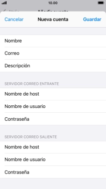 Pulsa Guardar. Ahora se ha configurado tu cuenta de correo electrónico. Si deseas seleccionar más ajustes del servidor de correo de entrada o de salida, continúa con los pasos siguientes.