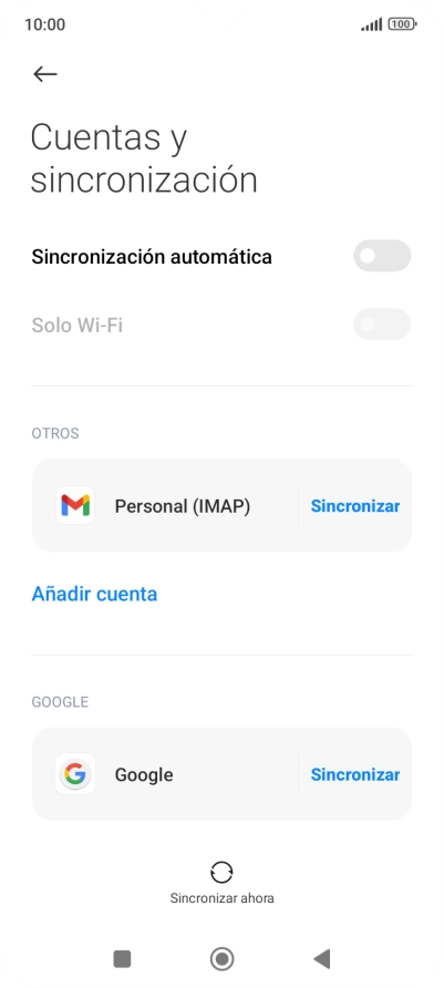 Pulsa el indicador junto a 