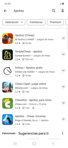 Pulsa la app deseada. Pulsa la app deseada.