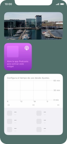 Pulsa el grupo de widgets deseado durante unos instantes. Pulsa el grupo de widgets deseado durante unos instantes.