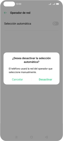 Pulsa Desactivar.
