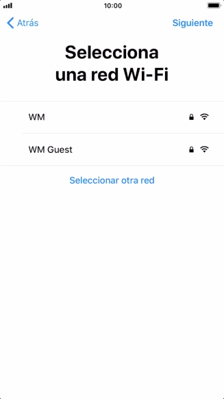 Pulsa la red wifi deseada. Pulsa la red wifi deseada.