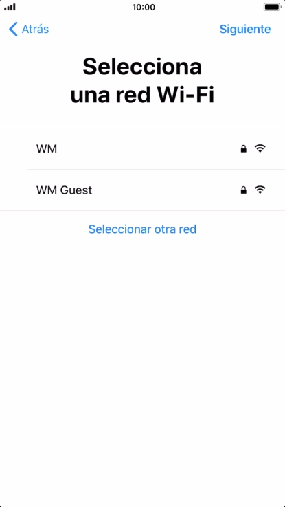 Pulsa la red wifi deseada. Pulsa la red wifi deseada.