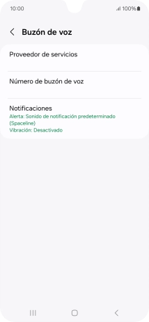 Pulsa Número de buzón de voz. Pulsa Número de buzón de voz.