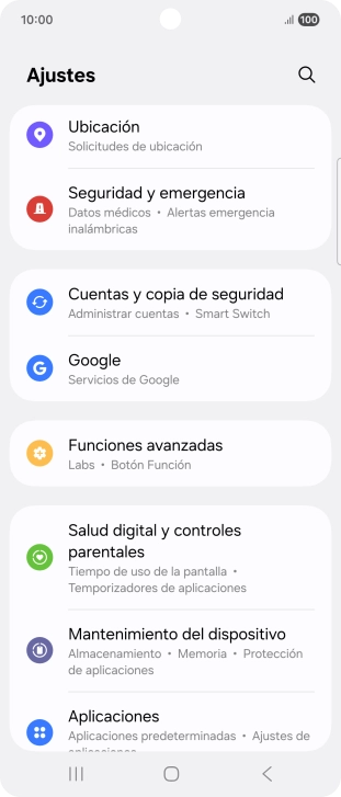 Pulsa Ubicación.