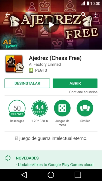 Pulsa DESINSTALAR. Pulsa DESINSTALAR.