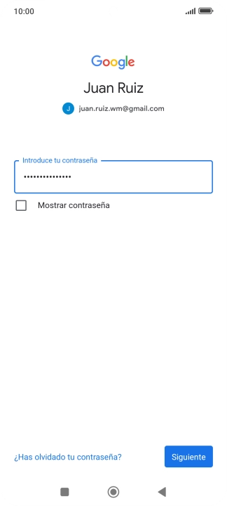 Pulsa Siguiente.