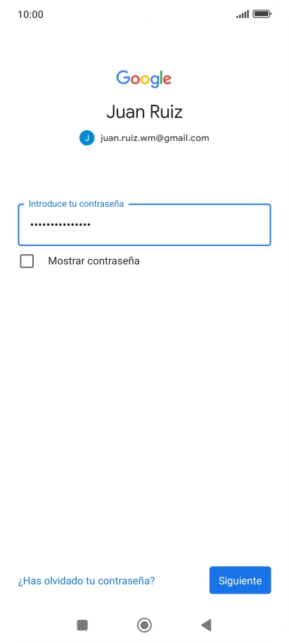 Pulsa Siguiente.
