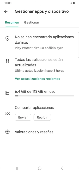 Pulsa Gestionar. Pulsa Gestionar.