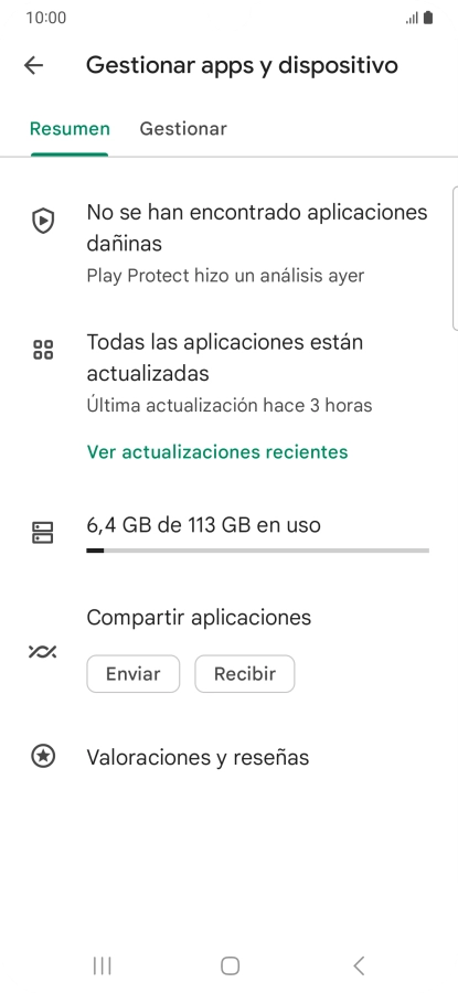 Pulsa Gestionar. Pulsa Gestionar.