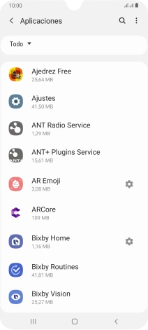 Pulsa la app deseada. Pulsa la app deseada.