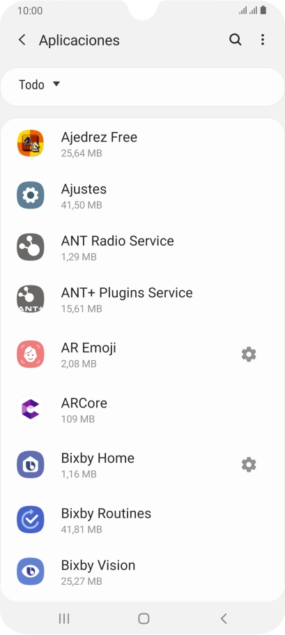 Pulsa la app deseada. Pulsa la app deseada.