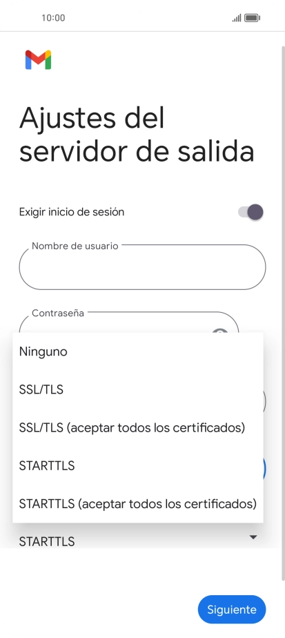 Pulsa SSL/TLS.