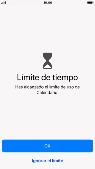 Pulsa Ignorar el límite. Pulsa Ignorar el límite.