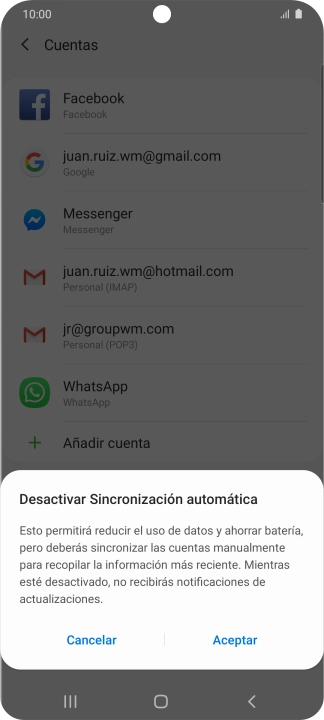 Pulsa Aceptar.