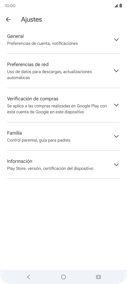 Pulsa Preferencias de red.