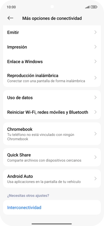 Pulsa Uso de datos. Pulsa Uso de datos.