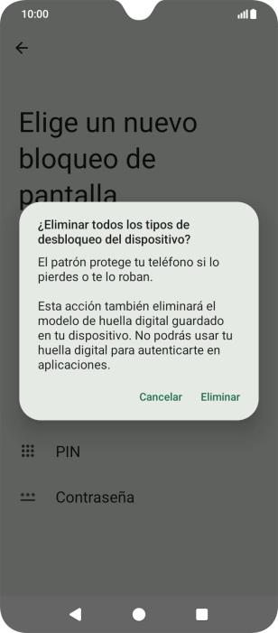 Pulsa Eliminar. Pulsa Eliminar.