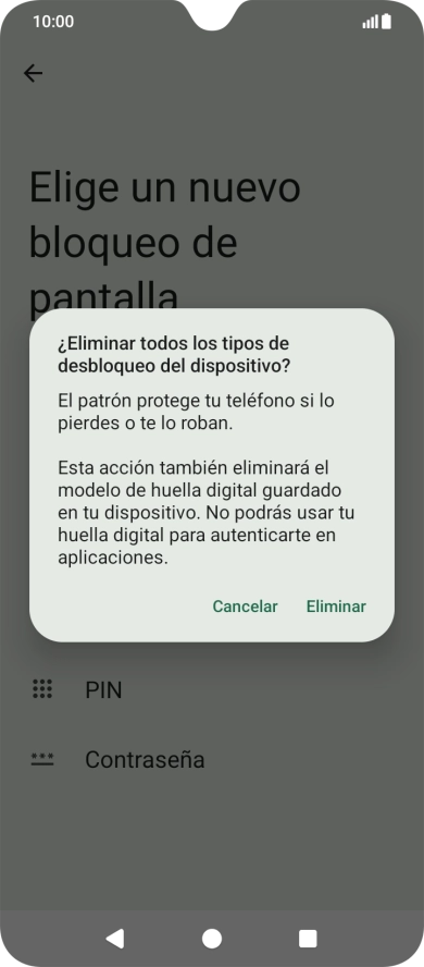 Pulsa Eliminar. Pulsa Eliminar.