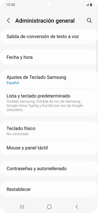 Pulsa Fecha y hora. Pulsa Fecha y hora.