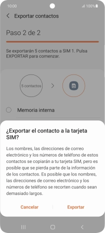 Pulsa Exportar. Pulsa Exportar.