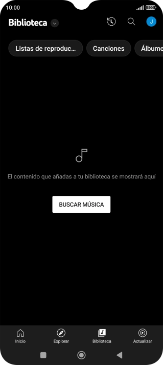 Pulsa la lista desplegable. Pulsa la lista desplegable.